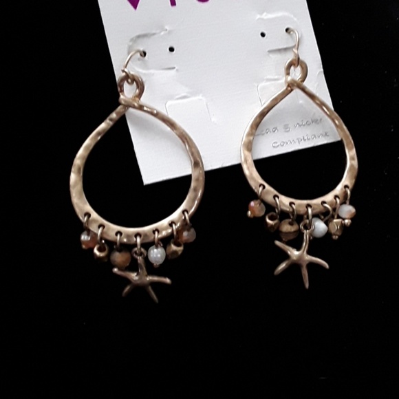 Starfish Hoop Earrings - Picture 3 of 4